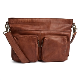 Depeche - Cow Ricano Shoulderbag 16536 - Vintage Cognac